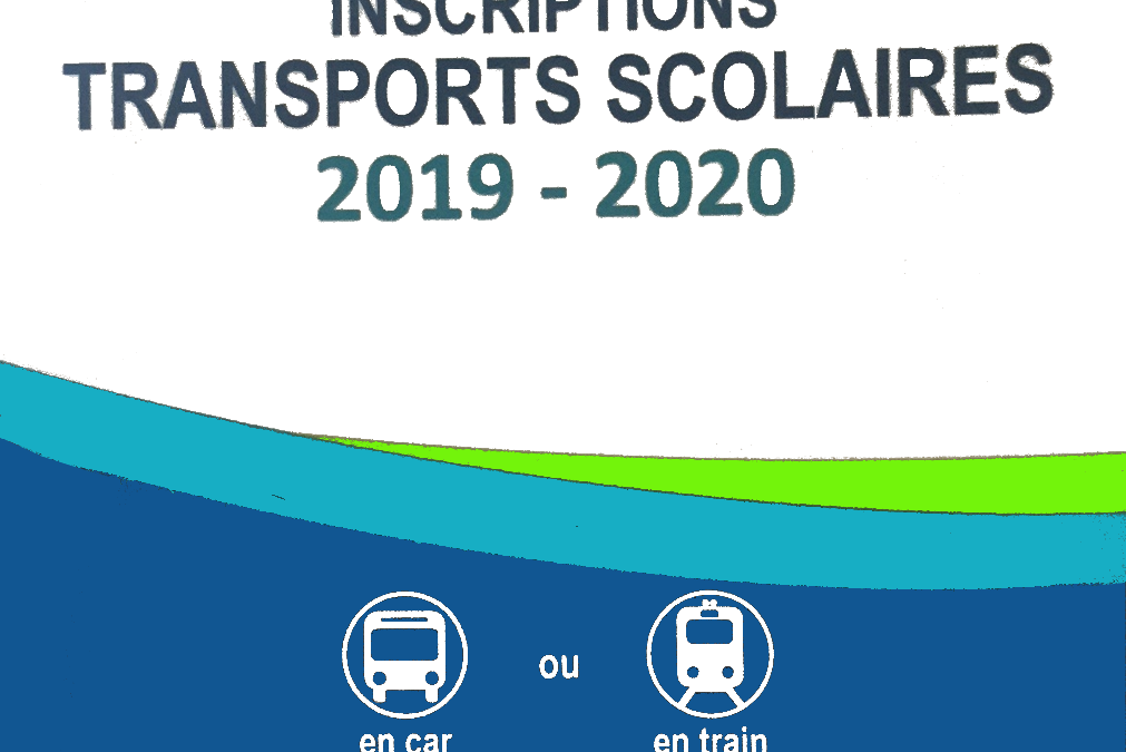 Inscriptions transports scolaires | 2019-2020